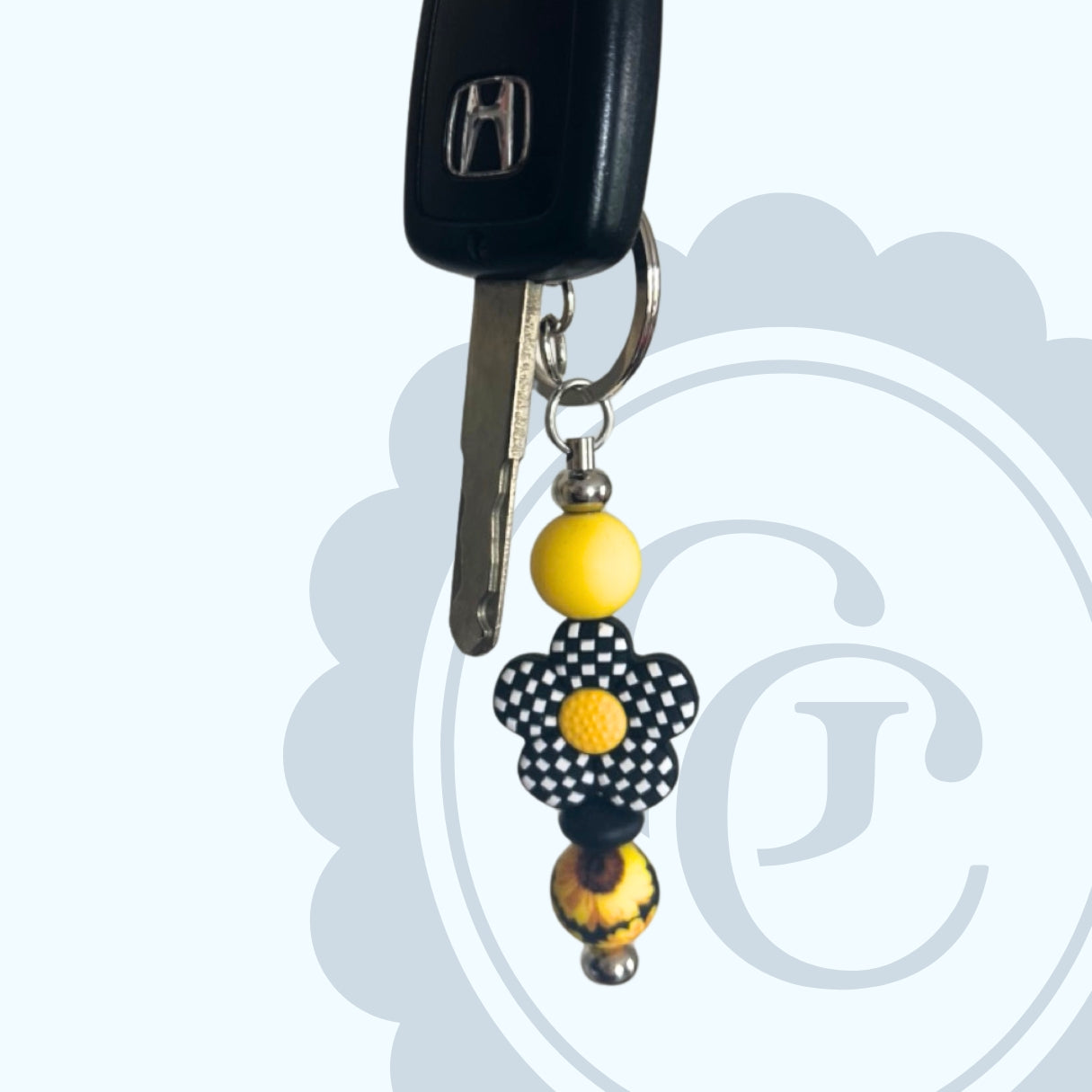 Sunflower Keychain